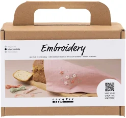 Creativ Company DIY Broderi Kit servett, nybörjare