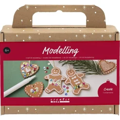 Creativ Company DIY Kit modellera julfigurer, från 6 år