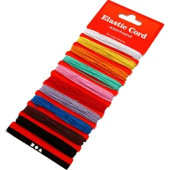 Creativ Company elastiskt snöre 1 mm 3,5 m, 10 färger