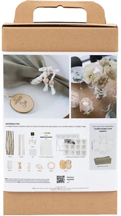 Creativ Company DIY Kit bordsdekoration, natur, nybörjare