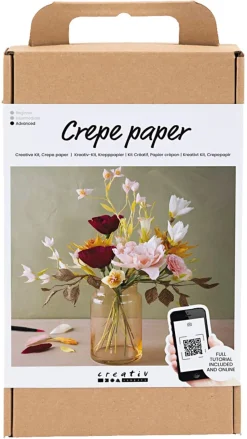 Creativ Company DIY Kit för kräppapper, blombukett
