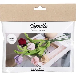 Creativ Company Mini DIY-kit tulpaner av piprensare