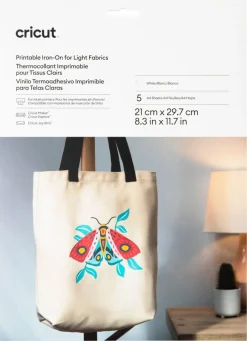 Cricut Printable Iron-On för ljusa tyger, A4, 5 ark