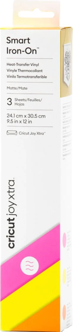 Cricut Smart Iron-On Vinyl Joy Xtra, Glowstick Sampler, 3-pack