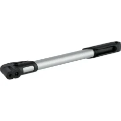 Cykelpump Mini dubbla munstycken aluminium 8 bar