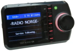 DAB+/FM-biladapter Tiny Audio C5