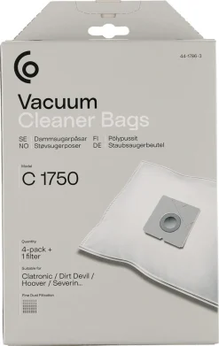Dammsugarpåsar C1750, 4-pack