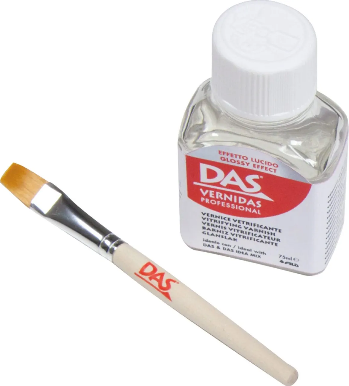 DAS Vernidas Professional klarlack 75 ml, m pensel