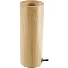 Deco bordslampa E27 metall med träoptik, Northlight