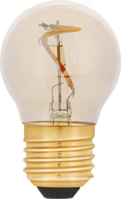 Dekorationslampa LED P45 E27 Amber