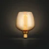 Dekorativ globlampa LED E27 filament Amber, 123 mm