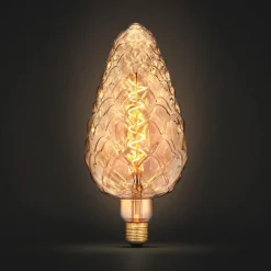 Dekorativ ljuskälla LED kotte, E27, dimbar