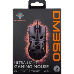 Deltaco DM360 trådbunden ultralätt gamingmus