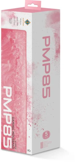 Deltaco Gaming PMP85 musmatta 90 x 40 cm, rosa