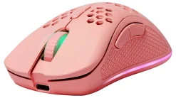 Deltaco Gaming trådlös gamingmus GAM-120-P, rosa