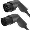 Deltaco laddkabel elbil, typ 2 till typ 2, 1 fas, 7 meter