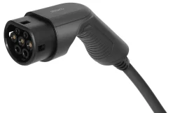 Deltaco laddkabel elbil, typ 2 till typ 2, 1 fas, 7 meter