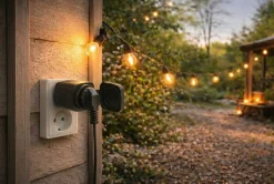 Deltaco SH-OP01 smart plug utomhus IP44, svart