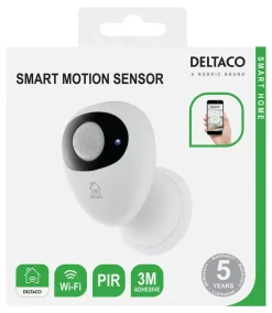 Deltaco Smart Home rörelsesensor, batteri SH-WS01