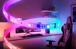 Deltaco Smart LED-list neon RGB utomhus, 2 x 5 m