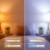 Deltaco Smart Home kronljuslampa LED RGB WiFi, E14 4,9 W dimbar