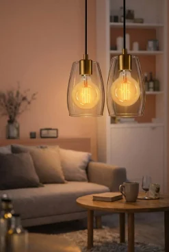 Deltaco Smart Home LED-filament globlampa E27 WiFi