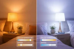Deltaco Smart Home LED-lampa E27, 9 W, dimbar
