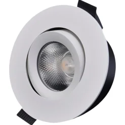 Designlight D-007 downlight LED varmvitt 7 W IP44, vit