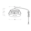 Designlight Mini downlight LED 1,2 W 2700 K