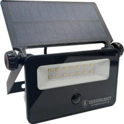 Designlight Sunny strålkastare solcell PIR 1600 lm IP65