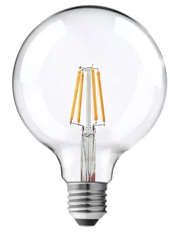 Dimbar dekorationslampa LED Glob Klar E27 Northlight