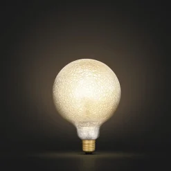 Dimbar dekorativ globlampa LED E27 varmvit 125 mm