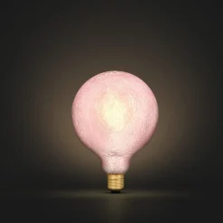 Dimbar globlampa LED E27 krakelerad 125 mm