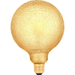 Dimbar globlampa LED E27 krakelerad 125 mm