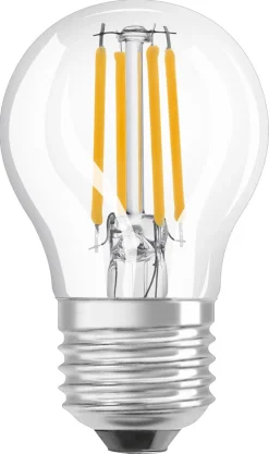 Dimbar klotlampa LED E27 Osram, varmvit
