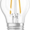 Dimbar klotlampa LED E27 Osram, varmvit