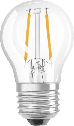 Dimbar klotlampa LED E27 Osram, varmvit