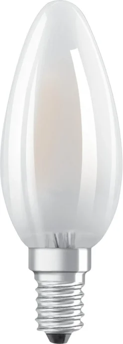 Dimbar kronljuslampa LED E14 Osram, varmvit