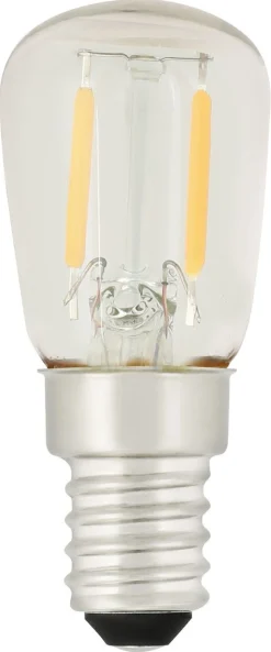 Dimbar päronlampa LED E14 1,5 W 84 lumen