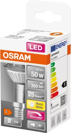 Dimringsbar LED-lampa 350 lm PAR16 E14 Osram