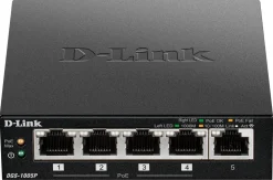 D-Link DGS-1005P PoE nätverksswitch 5 portar