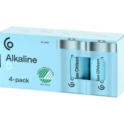 D/LR20-batteri, alkaliska, 16-pack