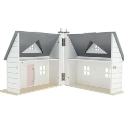Dockhus trä, öppningsbart med bärhandtag, från 3 år