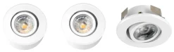 Downlight LED dimbar, 3-pack