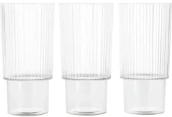 Drinkglas i plast 35 cl stapelbara, 3-pack