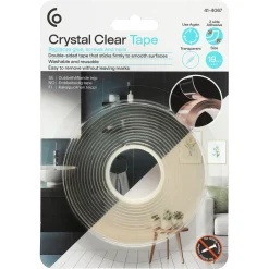 Dubbelhäftande tejp Crystal Clear, transparent, 19 mm x 3 m
