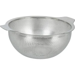 Durkslag rostfritt stål, med handtag