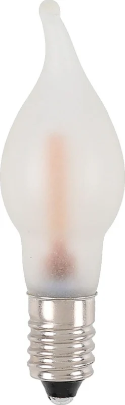 E10 flammande LED till ljusstake, 10-55 V, 4-pack