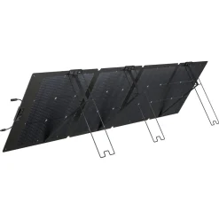 EcoFlow NextGen bifacial solpanel 220 W, portabel, vikbar
