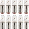 E5 LED-lampor till adventsljusstake, 12 V DC 0,3 W, 10-pack